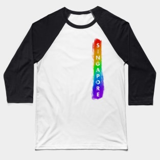 Singapore - LGBTQ Baseball T-Shirt